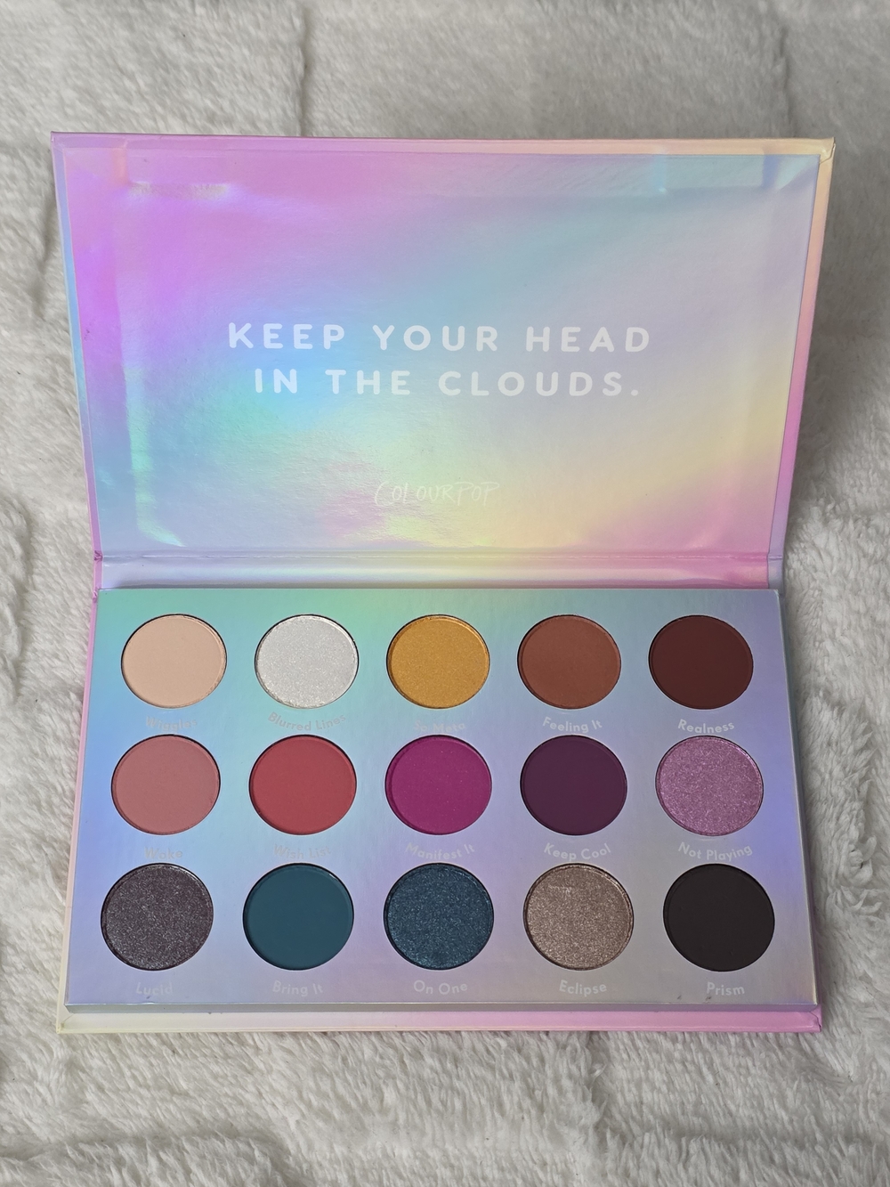 COLOURPOP COSMETICS CHASING RAINBOWS PRESSED POWDER EYESHADOW PALETTE NWOB